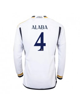 Billige Real Madrid David Alaba #4 Hjemmedrakt 2023-24 Langermet